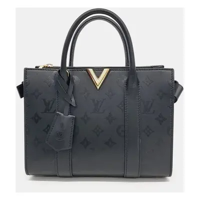 Louis Vuitton Black Leather BB Very Tote Bag