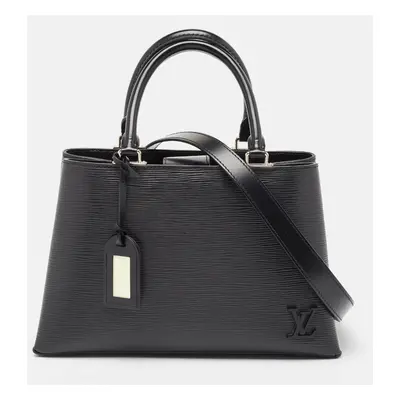 Louis Vuitton Black Epi Leather Kleber MM Bag