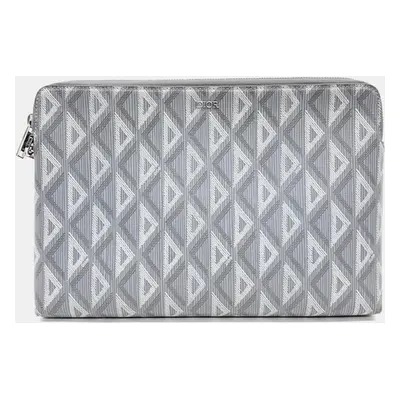 Dior Gray Canvas CD Diamond Pouch