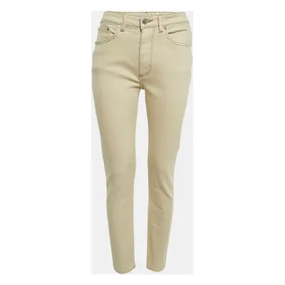 Burberry Beige Denim Pocket Detail Skinny Jeans Waist 27"