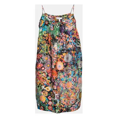 See by Chloe Multicolor Printed Silk Sleeveless Dress