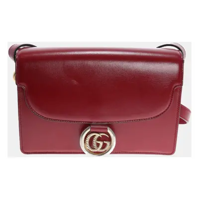 Gucci Red Leather Shoulder Bag (589474)