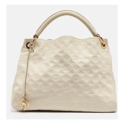 Louis Vuitton Neige Monogram Empreinte Leather Artsy MM Bag