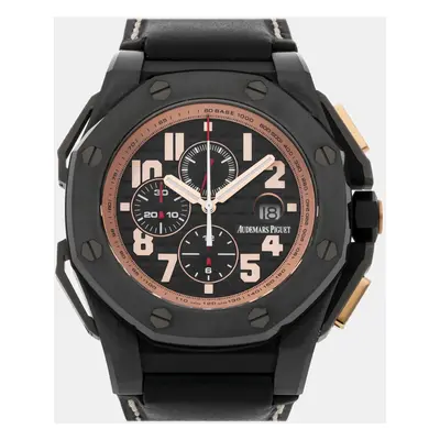 Audemars Piguet Black Titanium Royal Oak Offshore 26378IO.OO.A001KE.01 Automatic Men's Wristwatc