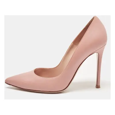 Gianvito Rossi Pink Leather Gianvito Pumps Size