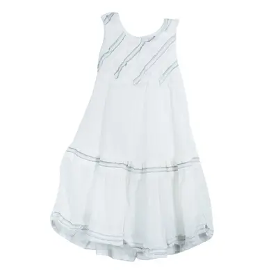 Scervino Street Girls White Bodice Detail Sleeveless Dress Yrs