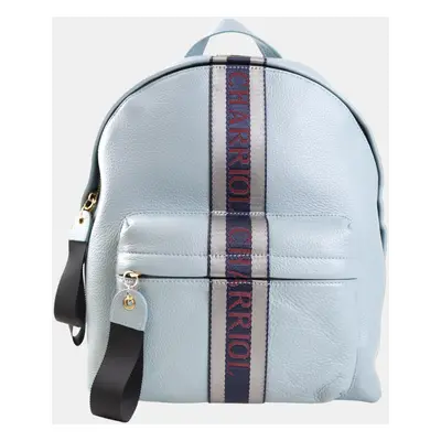 Charriol Light Blue Leather Deauville Back Pack