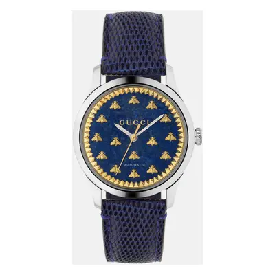 Gucci G-Timeless Blue Lapiz & Gold Bee Motif Automatic Unisex Watch