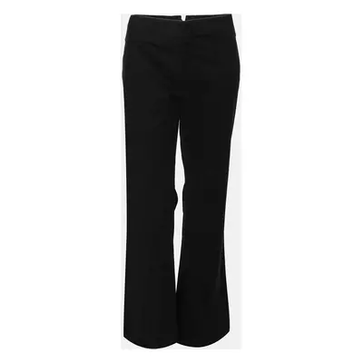 Gucci Black Cotton Blend Trousers