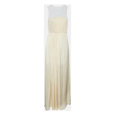 Stella McCartney Cream Silk & Lace Sleeveless Maxi Dress