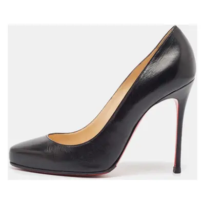 Christian Louboutin Black Leather Simple Pumps Size