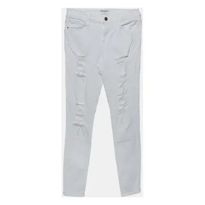 Frame White Denim Le Skinny de Jeanne Jeans