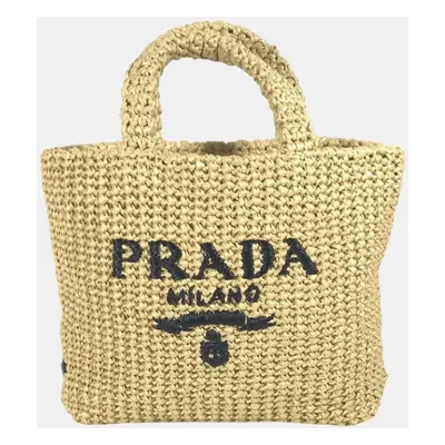 Prada Straw Bag natural Beige Tote Bag