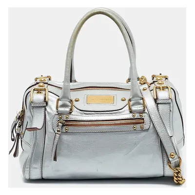 Dolce & Gabbana Grey Leather Miss Easy Way Bag