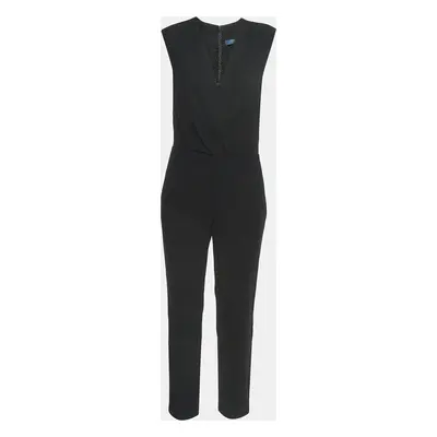 Polo Ralph Lauren Black Crepe Sleeveless Jumpsuit