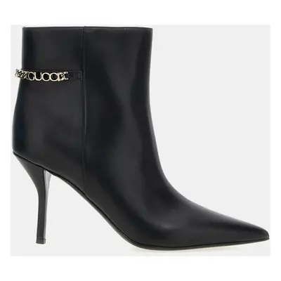 Gucci Black Leather Gucci Signoria' Ankle Boots EU