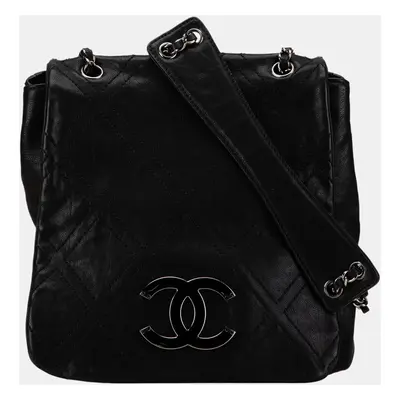 Chanel Quilted Calfskin Double Stitch Crossbody