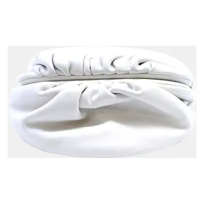 Bottega Veneta White Leather Belt Chain Bag