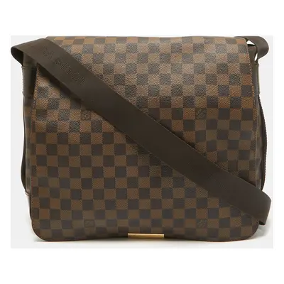 Louis Vuitton Damier Ebene Canvas and Leather Bastille Messenger Bag