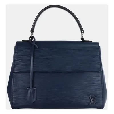 Louis Vuitton Navy Blue Epi Cluny MM Shoulder Bag