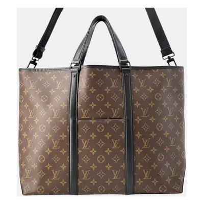 Louis Vuitton Brown Monogram Macassar Canvas Weekend tote bag Size GM