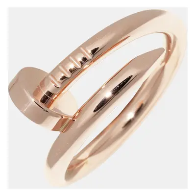 Cartier 18K Rose Gold Juste Un Clou Ring EU