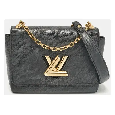 Louis Vuitton Black Epi Leather Twist MM Bag