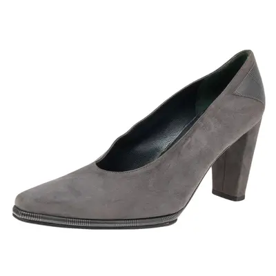 Stuart Weitzman Grey Suede Pumps Size 38.5