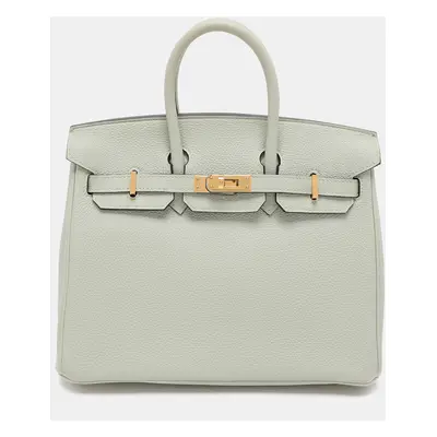 Hermes Gris Neve Togo Leather Birkin Bag