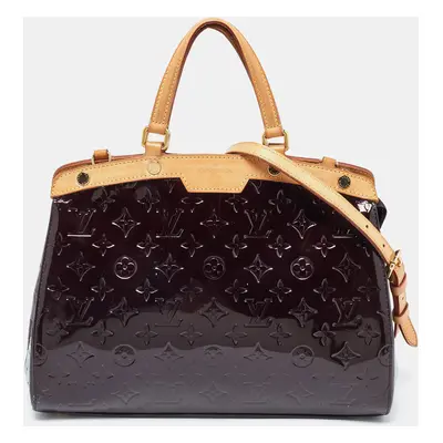 Louis Vuitton Amarante Monogram Vernis Brea MM Bag