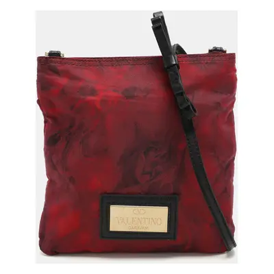 Valentino Red Nylon Crossbody Bag