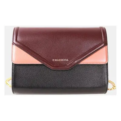 Charriol Black Leather Forever Crossbody