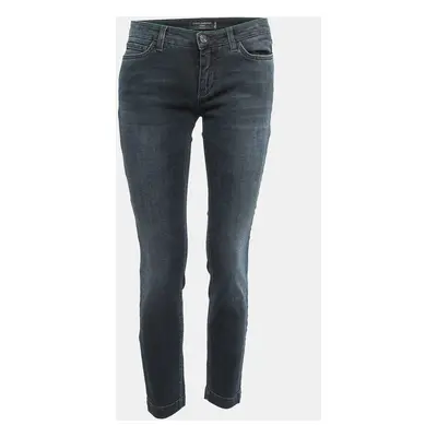 Dolce & Gabbana Grey Blue Denim Pretty Skinny Jeans Waist 30"