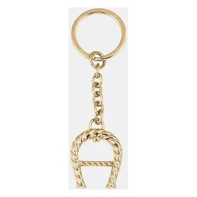 Aigner Gold shiny gold Fashion Keyring A-Logo Gold Coloured