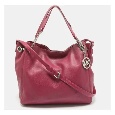 MICHAEL Michael Kors Magenta Leather Chain Shoulder Bag