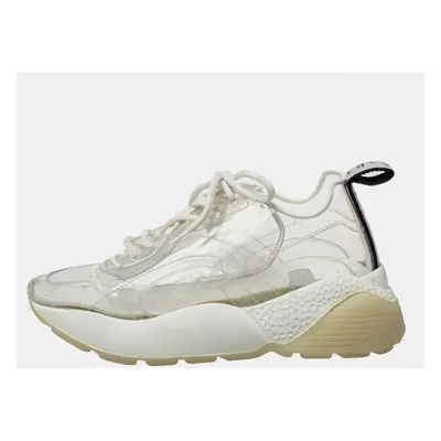 Stella McCartney White PVC Eclypse Sneakers Size