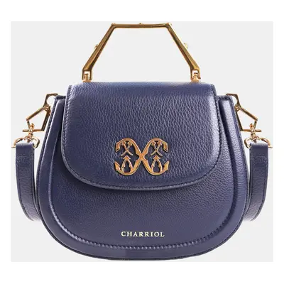 Charriol Dark blue Leather MARIE OLGA Handbag