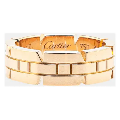 Cartier 18K Rose Gold Tank Francaise Ring