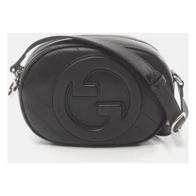 Gucci Leather Black Blondie Shoulder Bag