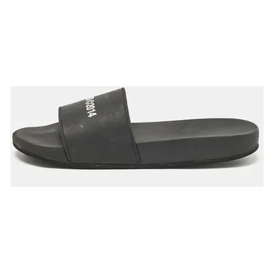 Axel Arigato Black Rubber Pool Slides Size