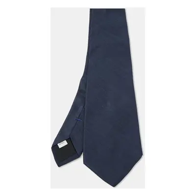 Valentino Navy Blue Silk Tie