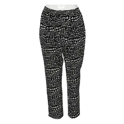 Stella McCartney Monochrome Heart Printed Silk Pants