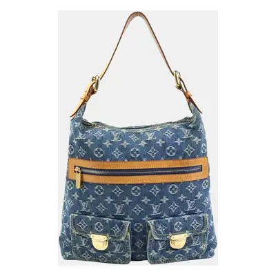 Louis Vuitton Monogram Denim Baggy GM Blue Gold bag