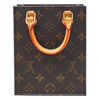 Louis Vuitton Brown Monogram Canvas Petit Sac Plat Tote Bag