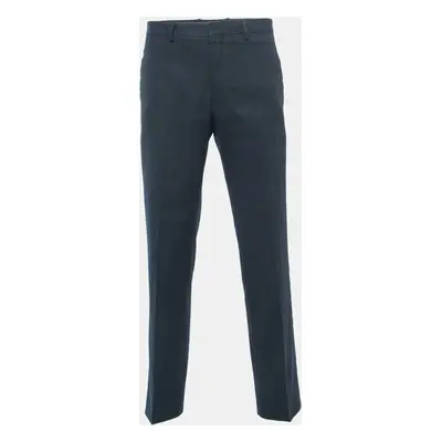 Joseph Navy Blue Linen Blend Trousers 3XL