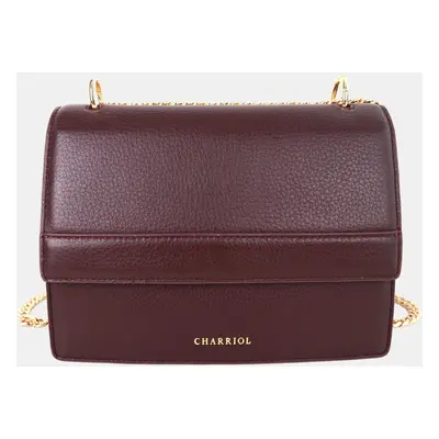 Charriol Chocolate Leather Forever Handbag