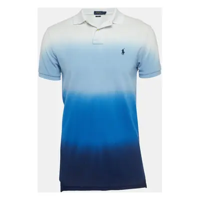 Polo Ralph Lauren Blue Cotton Knit Polo T-Shirt