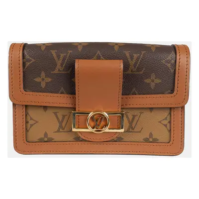 Louis Vuitton Monogram Reverse Canvas Dauphine Bumbag - '10s Brown Leather