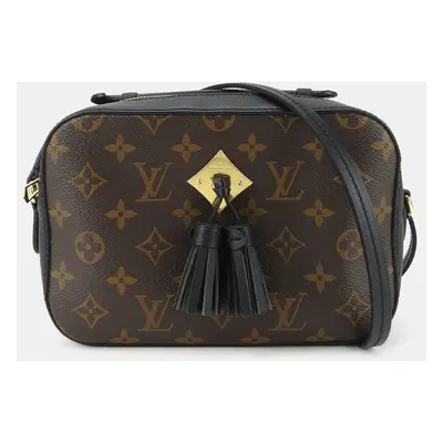 Louis Vuitton Noir Monogram Canvas and Leather Saintonge Shoulder Bag