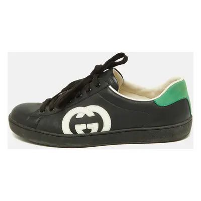 Gucci Tri Color Leather Low Top Sneakers Size 41.5